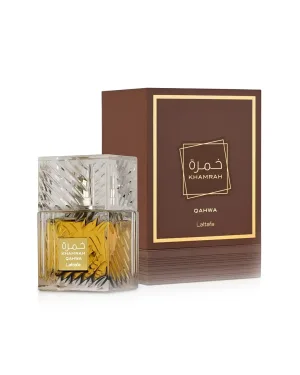 Perfume Árabe Lattafa Khamrah Qahwa Eau De Parfum 100ml Unisex