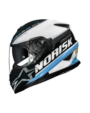 Capacete Norisk FF302 Soul Grand Prix Argentina - Branco/Azul/Preto
