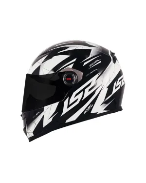 Capacete LS2 FF358 Draze Preto/Branco